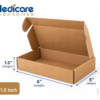 3 Ply Brown Flap Corrugated Box – 6 × 5 × 1.5 Inch